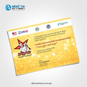 Invitation Cards, Vouchers & Tickets Designing & Printing in Islamabad